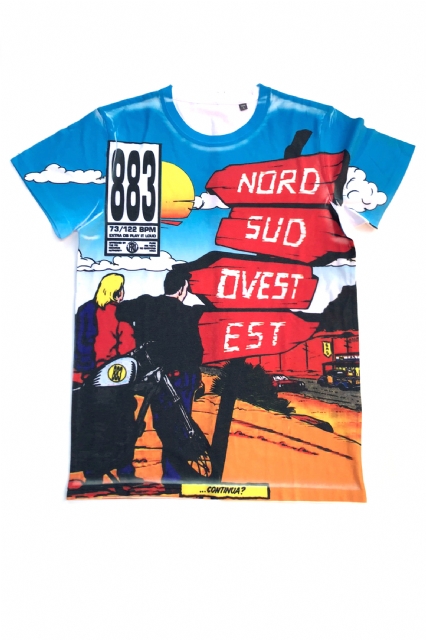 T-shirt allover Nord Sud Ovest Est - 1