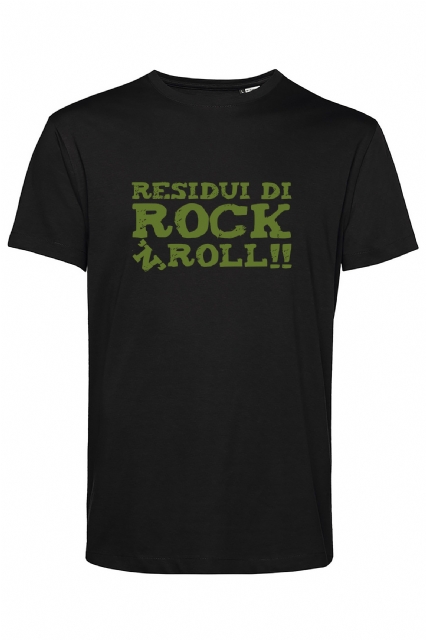 T-shirt unisex Residui di Rock 'n' Roll Verde - 1