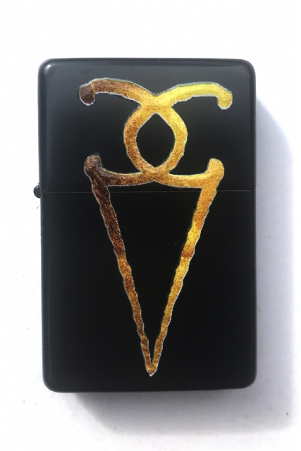 Accendino tipo Zippo Logo Gianluca Grignani - 1