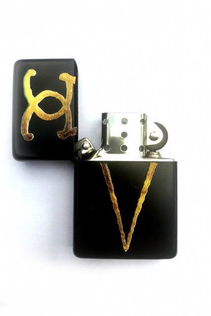 Accendino tipo Zippo Logo Gianluca Grignani - 2