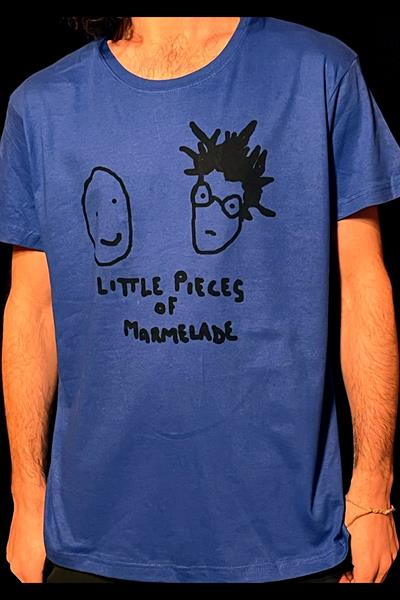 T-shirt Blu Face