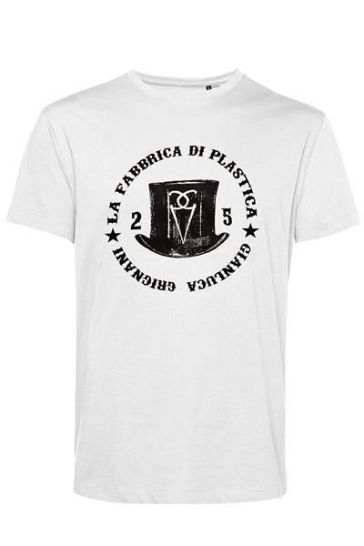 T-shirt bianca La Fabbrica di Plastica